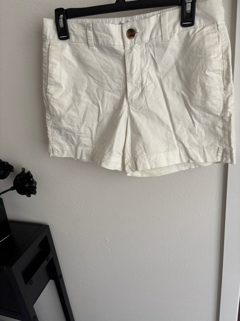 Old Navy White Cotton Casual Shorts